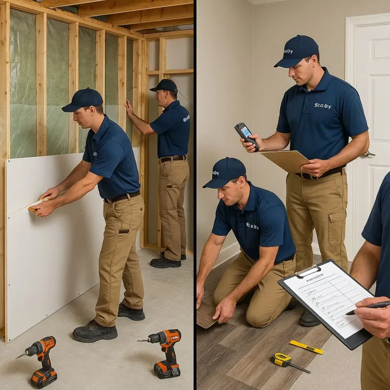 Repairs and Reconstruction process in Rancho Penasquitos, CA